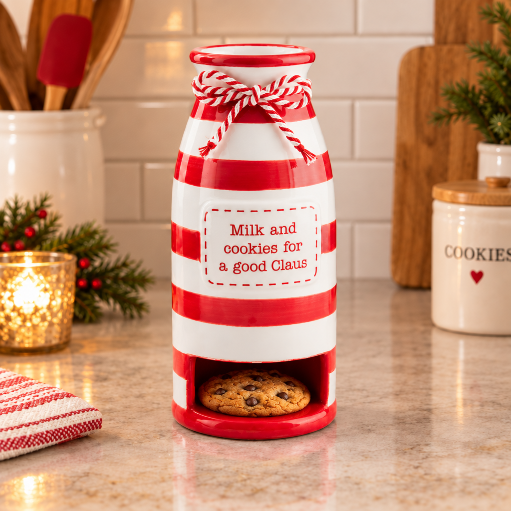 Santa Milk And Cookie Bottle