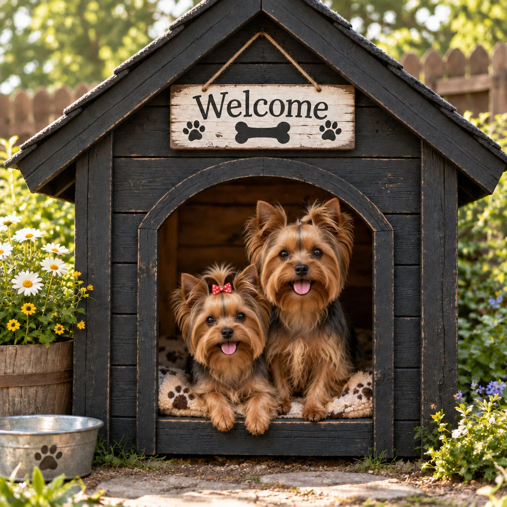 Welcome Dog Bone Sign