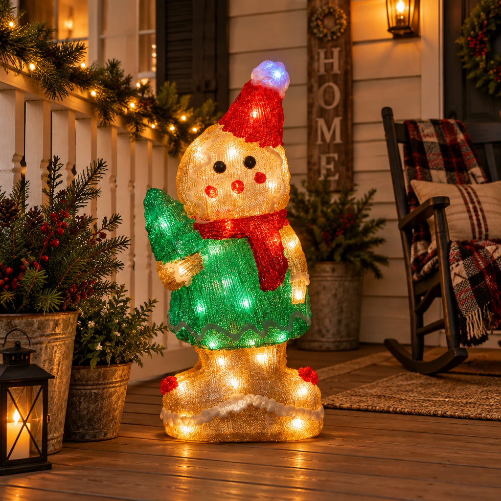 Lighted Gingerbread Man