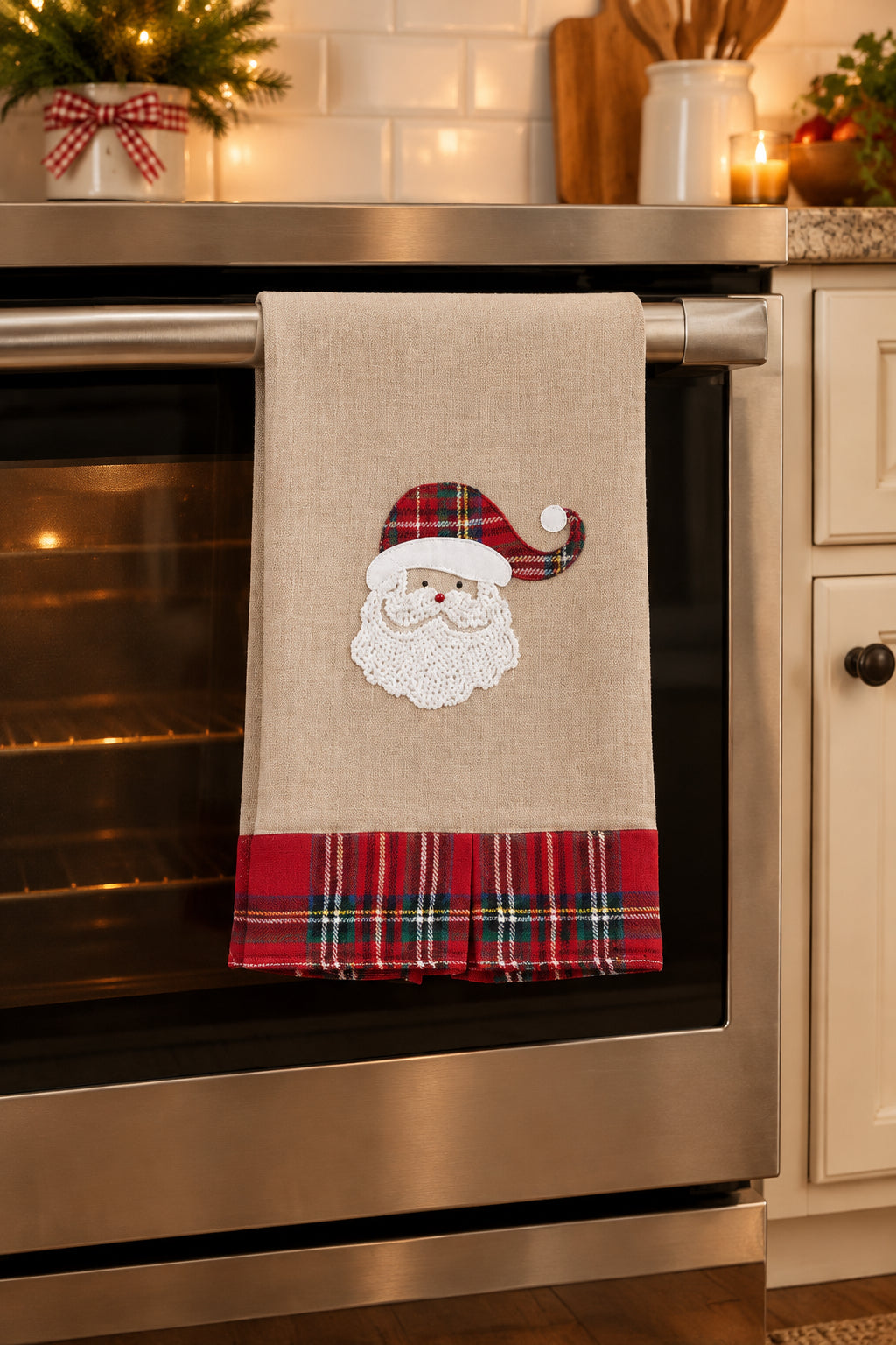 Santa Tea Towel