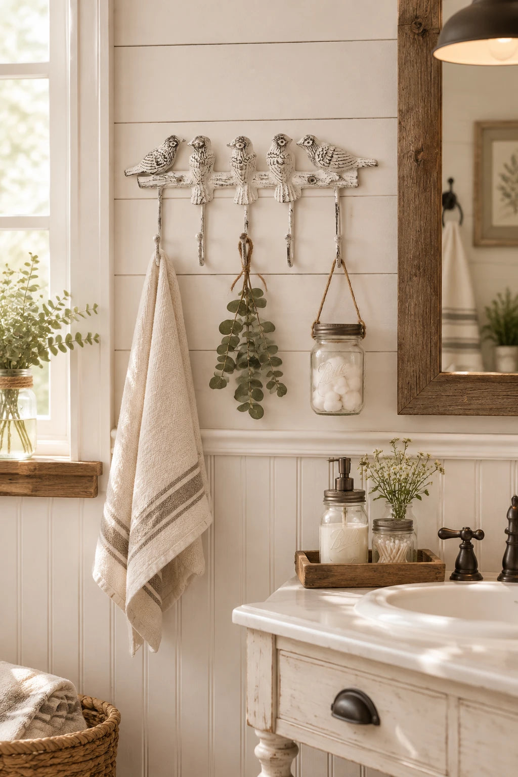 Birds Cast Iron Wall Hook