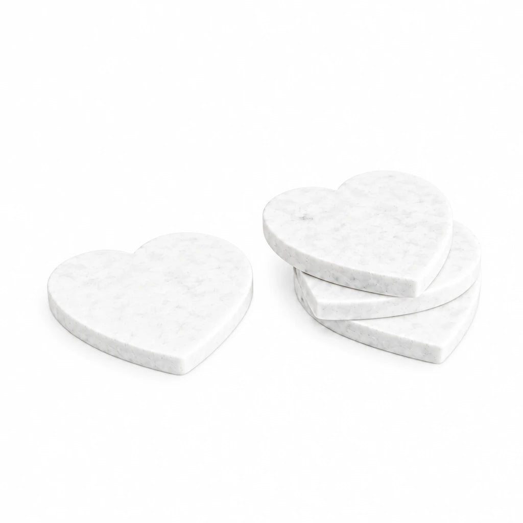 Heart Marble Coasters