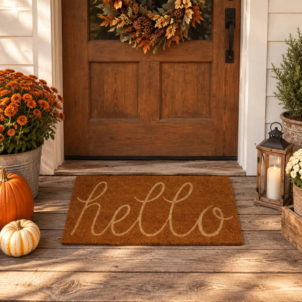 Pumpkin Spice Hello Doormat