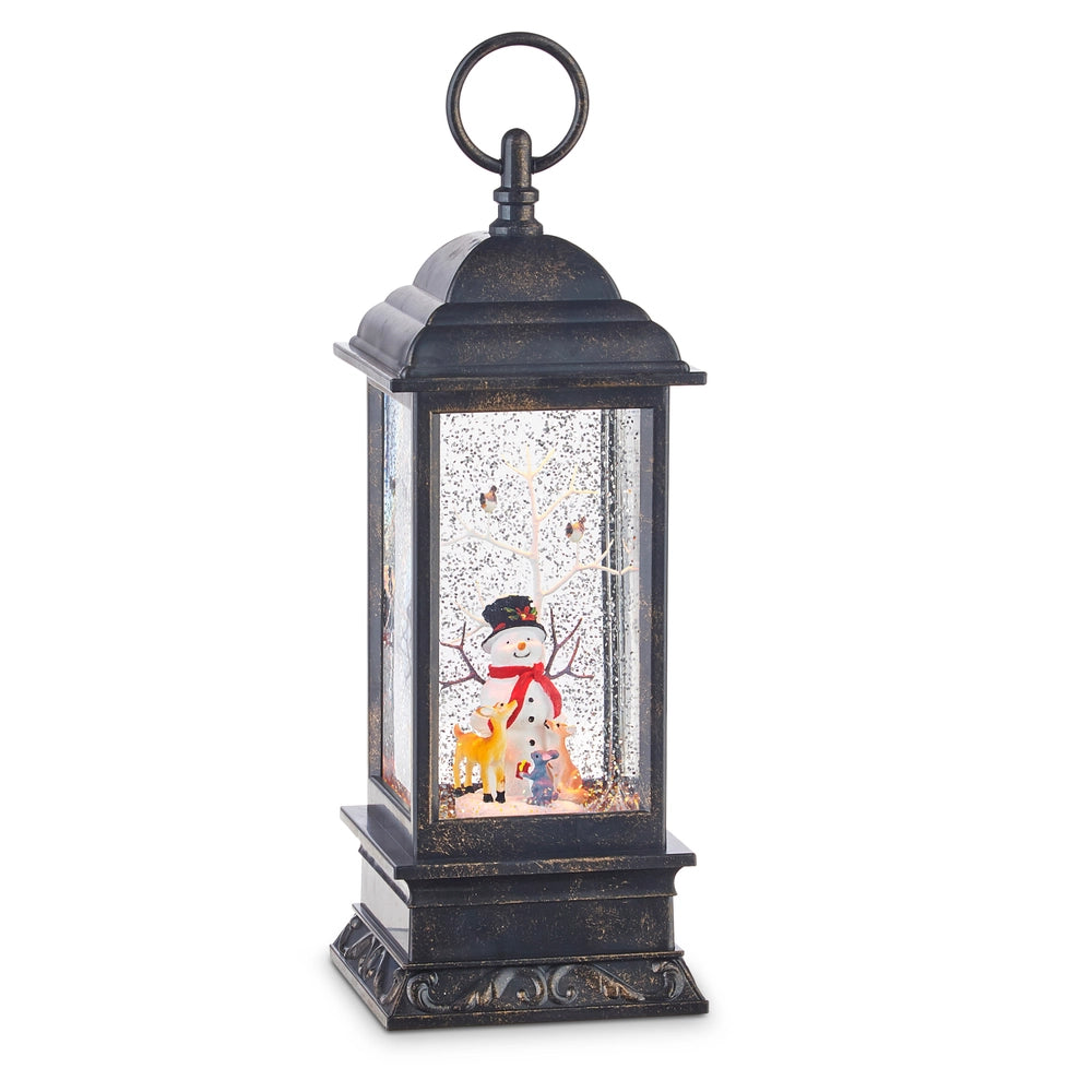 Snowman Musical Lighted Water Lantern