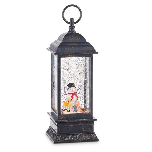 Snowman Musical Lighted Water Lantern
