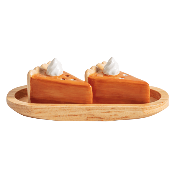 Mini Thanksgiving Pumpkin Pie Salt And Pepper Set