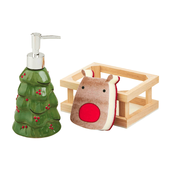 Christmas Soap And Sponge Set