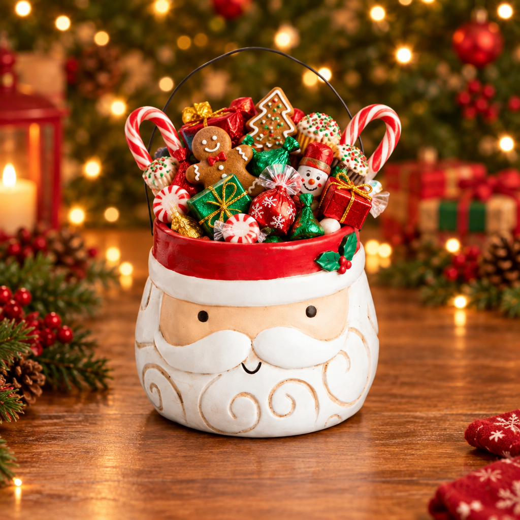 Santa Treat Bucket Large