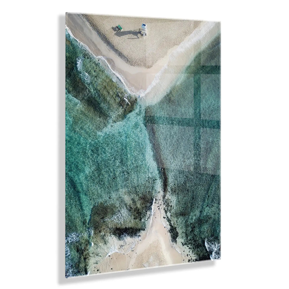 Poipu Beach Kauai / Floating Acrylic