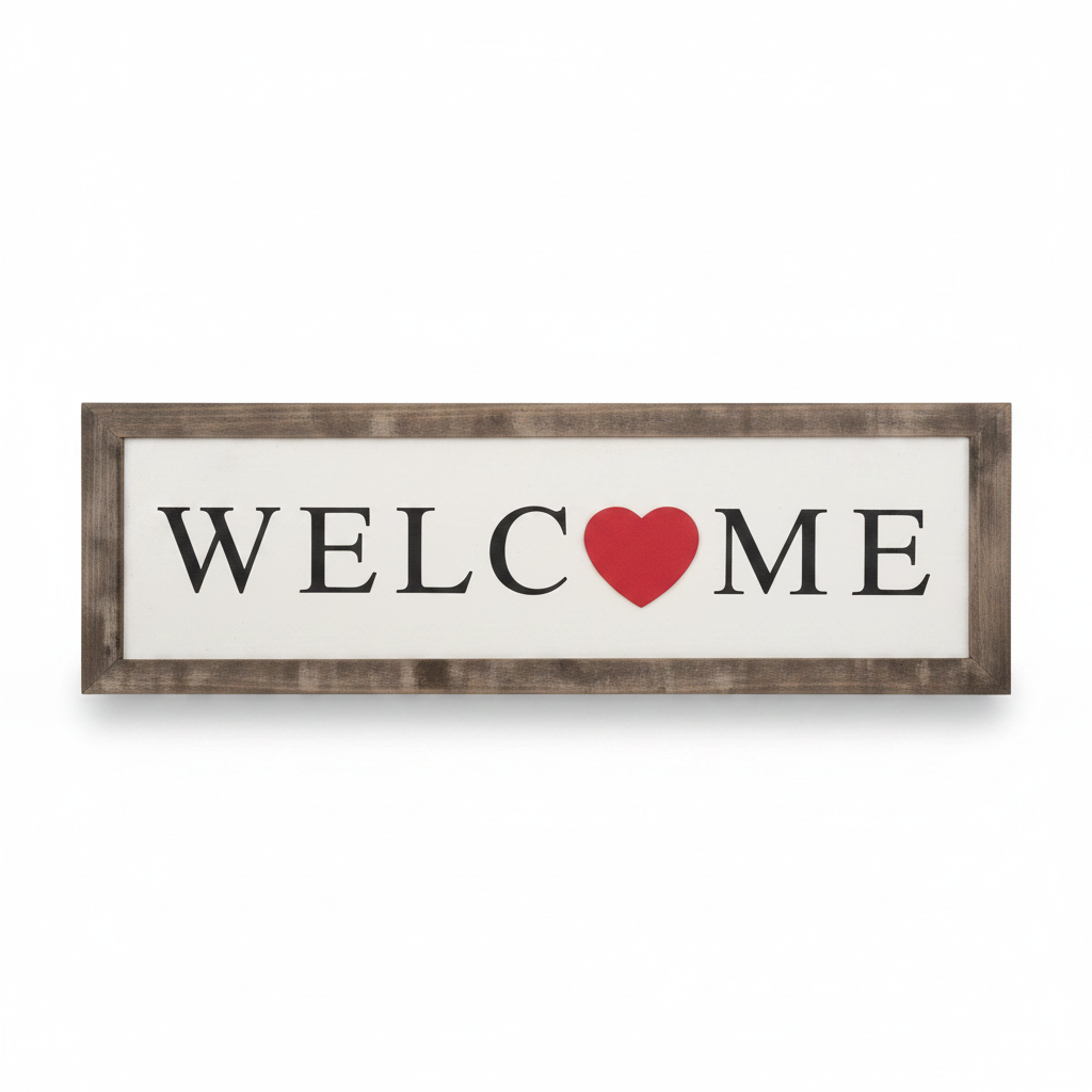 Seasonal Magnetic Sign With Interchangeable Holiday Magnets