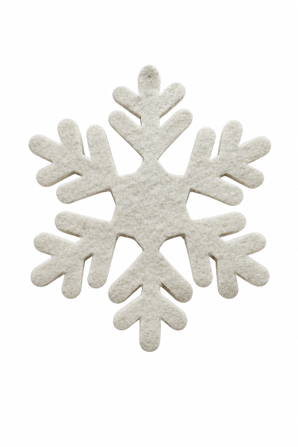 Felt Snowflake Ornament A