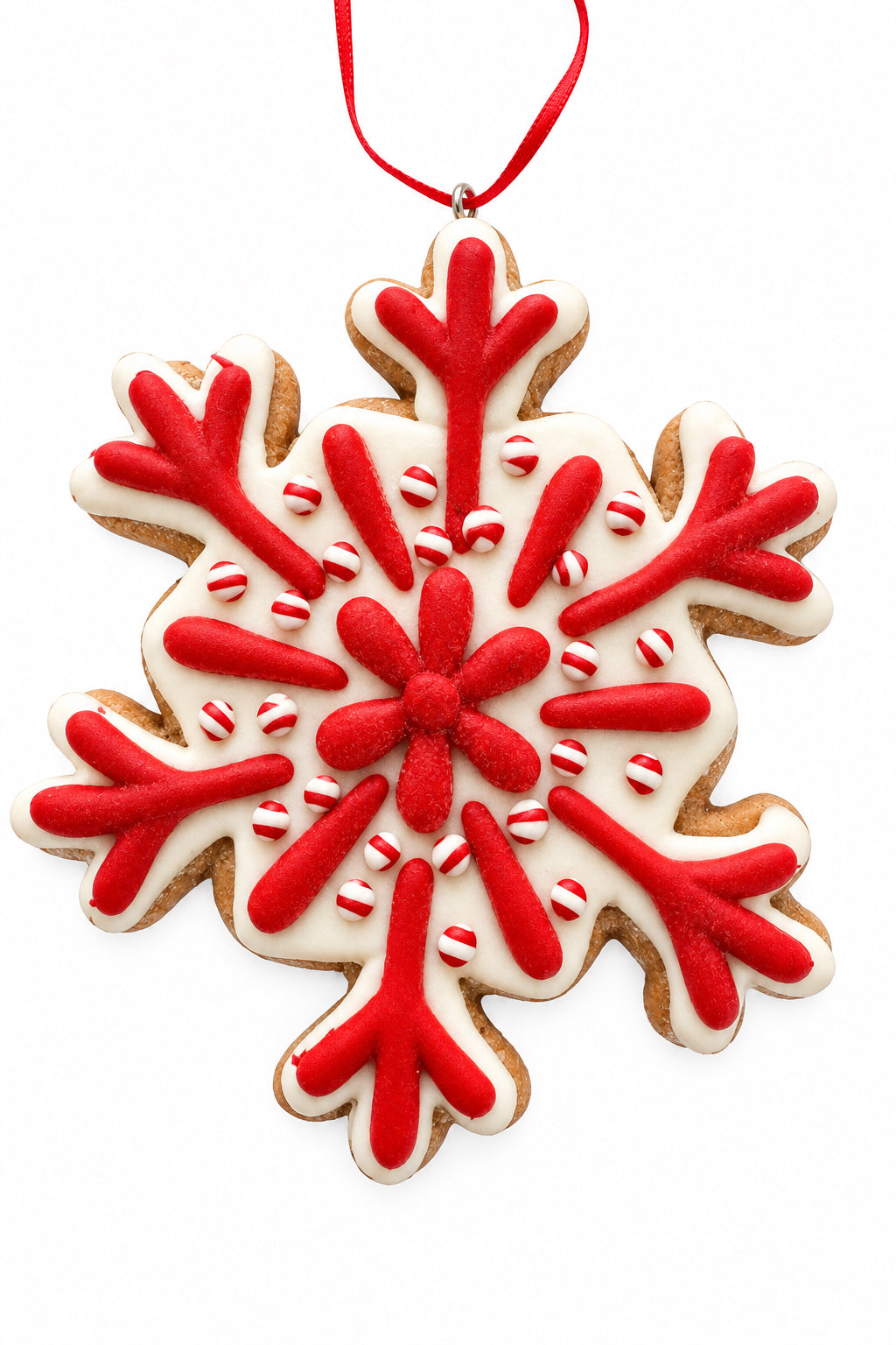 Snowflake Gingerbread Ornament