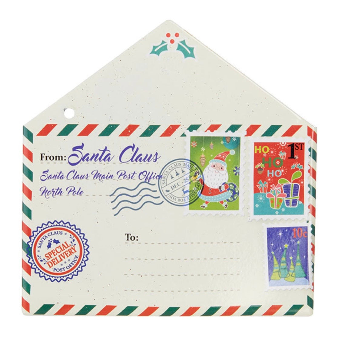Letter From Santa Christmas Ornament