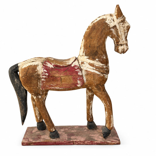 Carved Wooden Horse