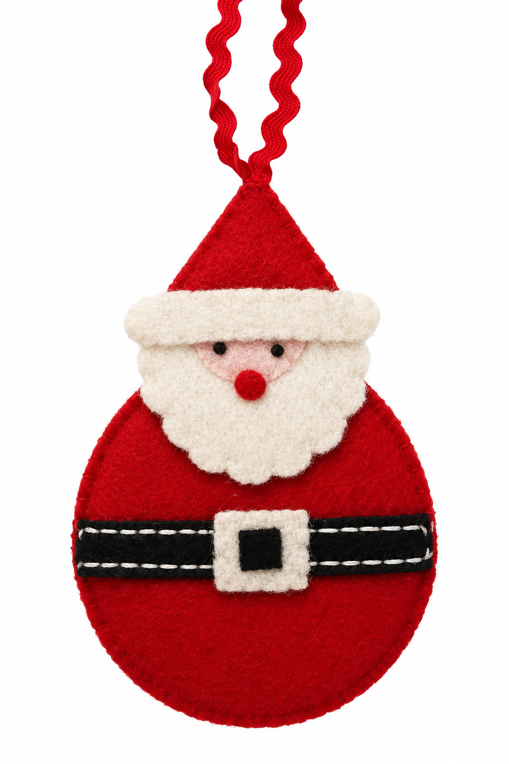 Felt Santa Ornament / Gift Card Holder