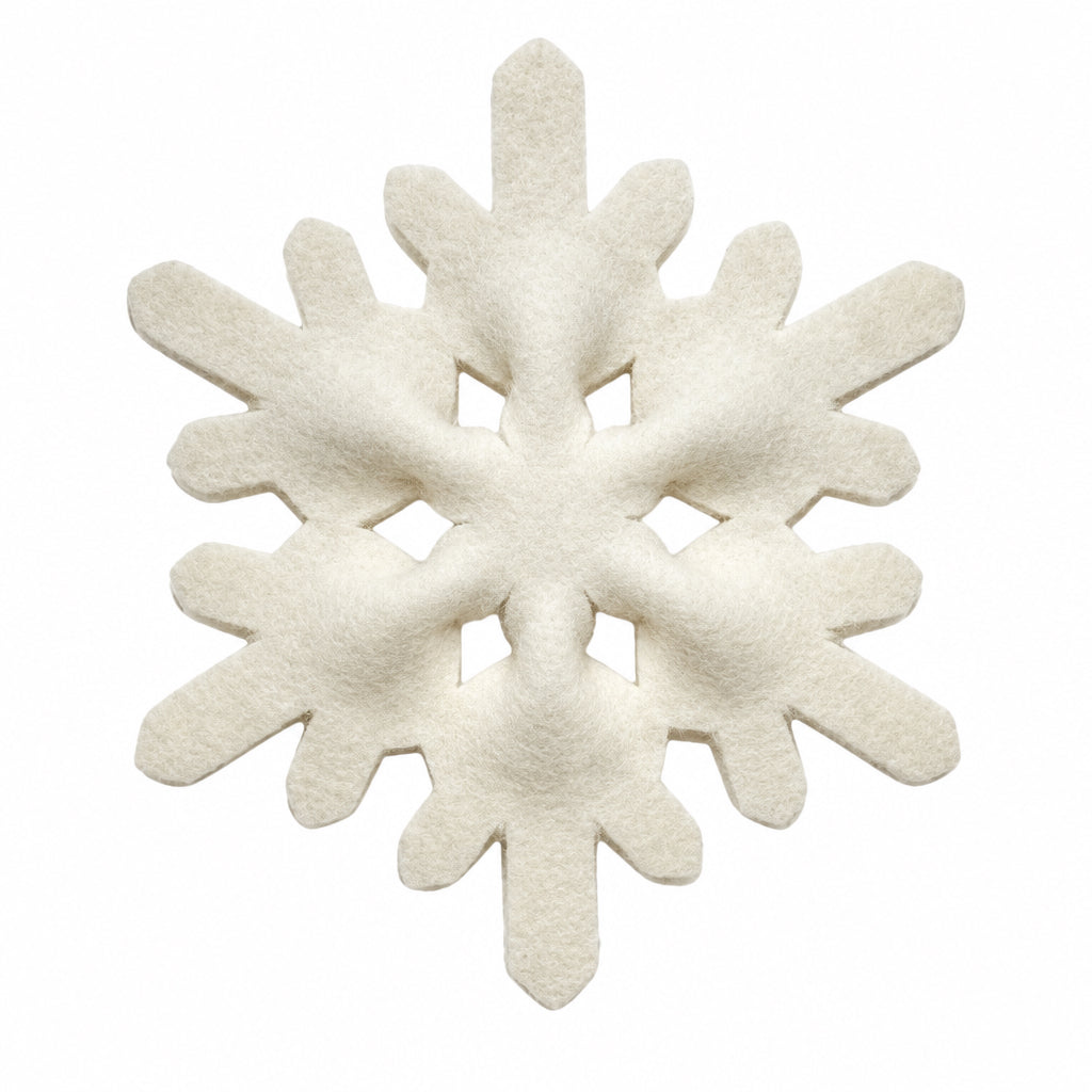 Felt Snowflake Ornament C