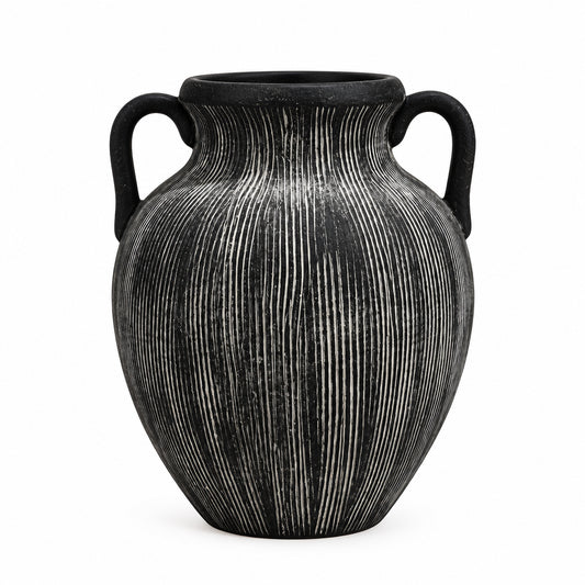 Black Decorative Vase