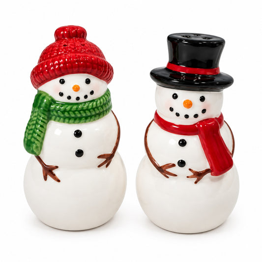 Mini Snowman Salt And Pepper