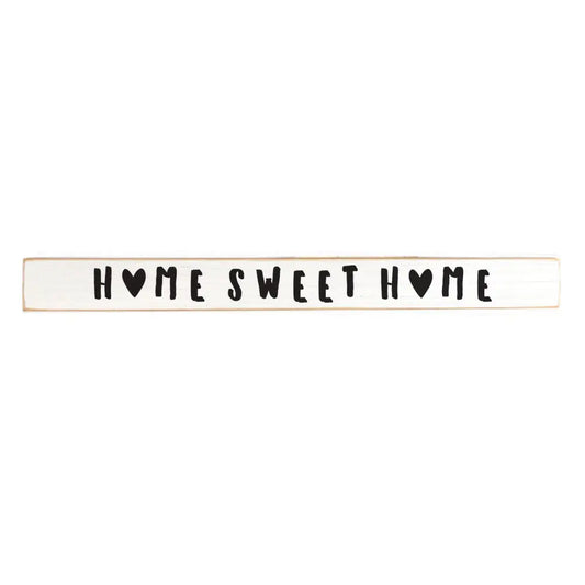 Home Sweet Home Hearts Skinny Sign