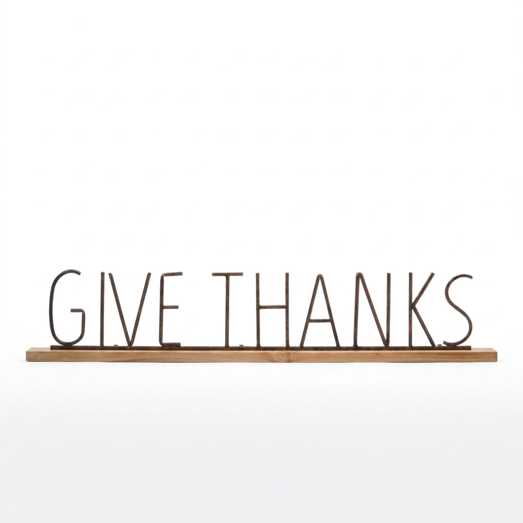 Give Thanks Mantle Sign