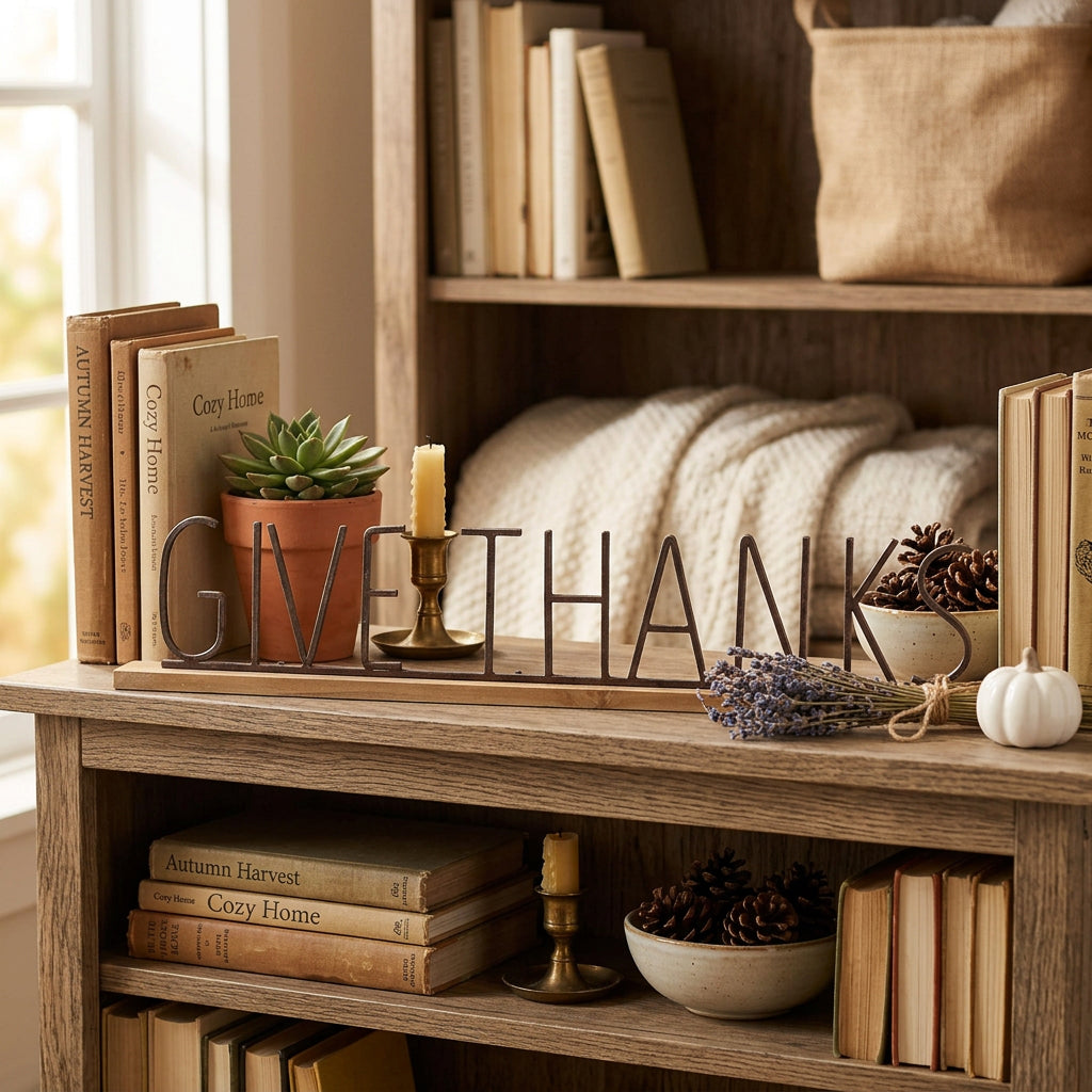 Give Thanks Mantle Sign