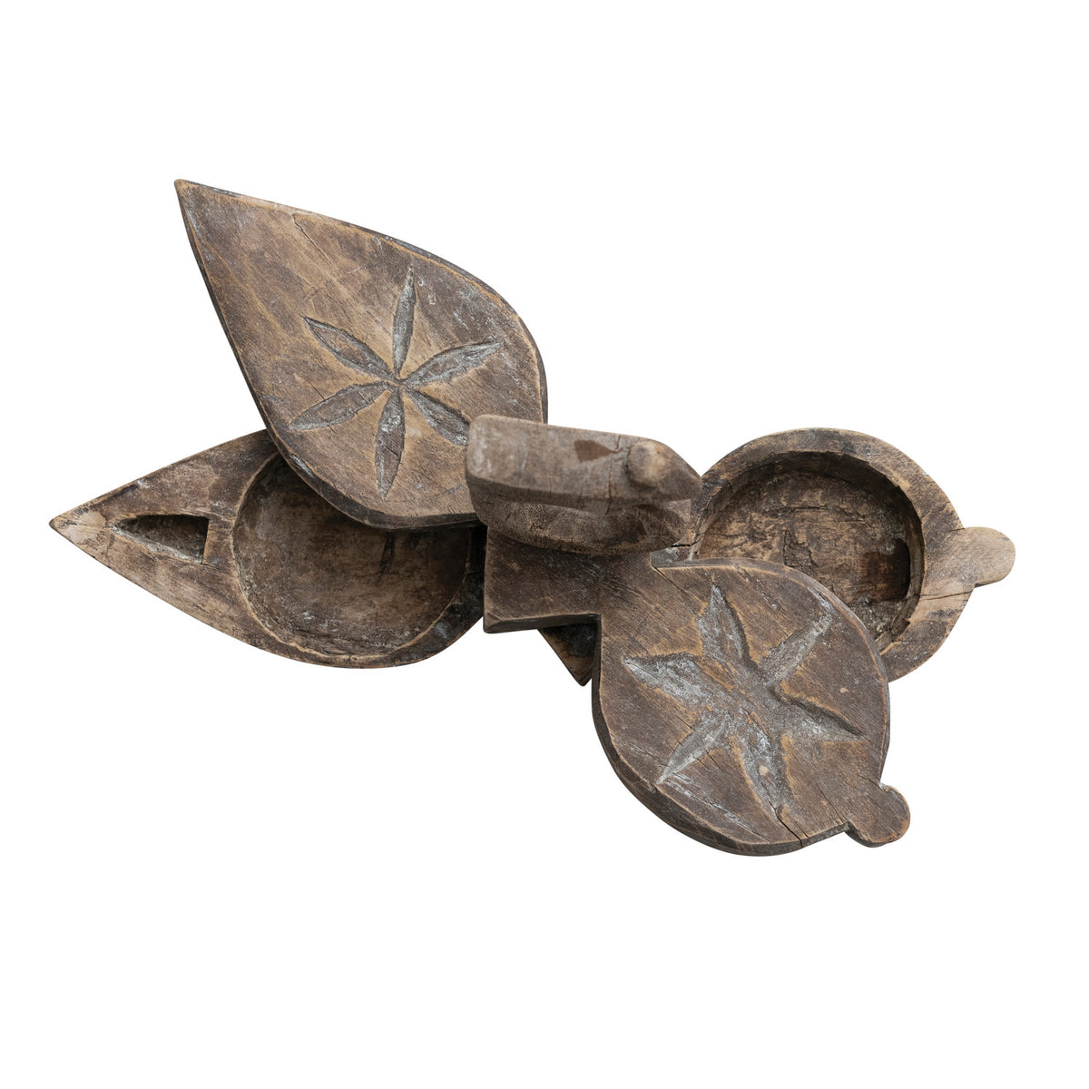 Decorative Wood Masala Box With Handle